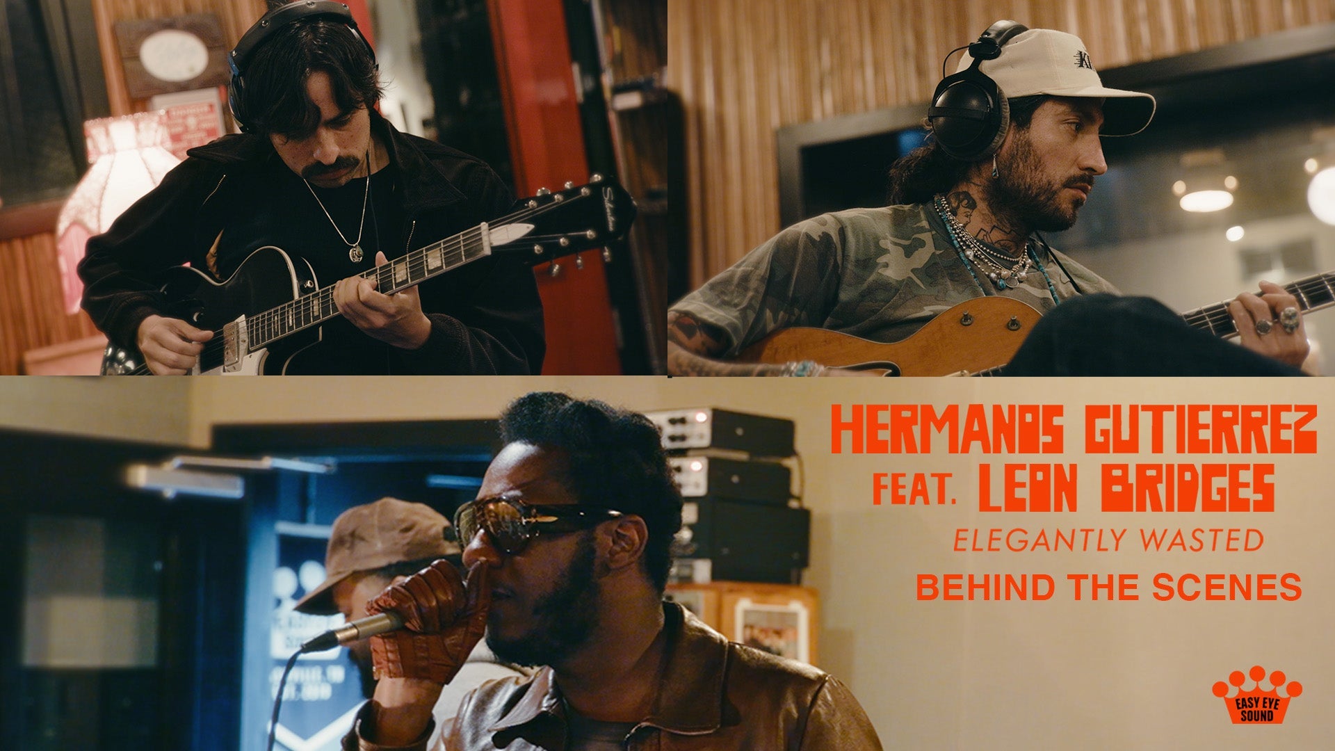 Watch: Behind The Scenes of recording "Elegantly Wasted" with Hermanos Gutiérrez and Leon Bridges