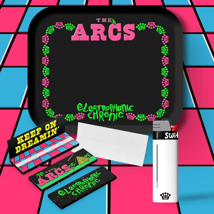 Chronic Merch Bundle [Rolling Papers, Rolling Tray, and Lighter Case]