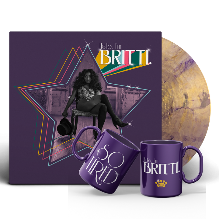 Hello, My Name Is Britti. / Signed Vinyl & Mug Bundle