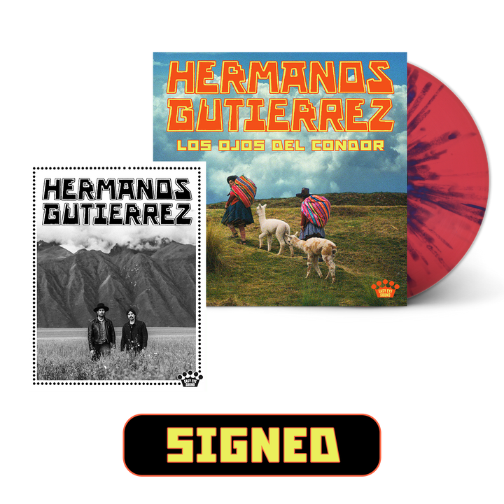 Los Ojos Del Cóndor [Limited Edition SIGNED Magenta + Blue Splatter Vinyl] — Image 2 of 2