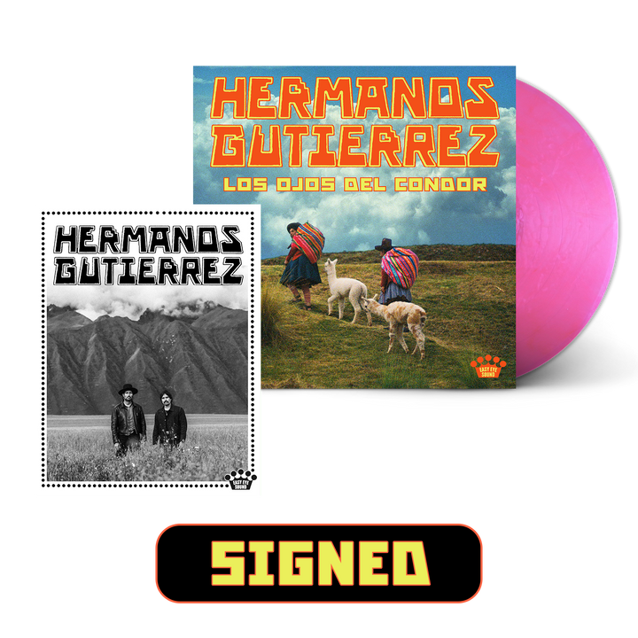 Los Ojos Del Cóndor [Limited Edition SIGNED Fluorescent Pink Vinyl] — Image 2 of 2