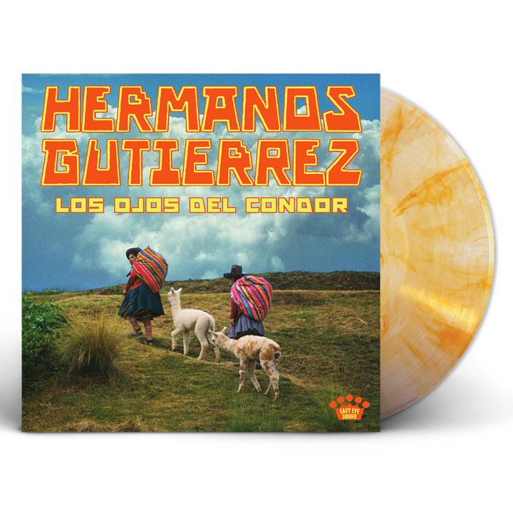 Los Ojos Del Cóndor / T-shirt & Hat & Clear Pearl-Orange Vinyl Bundle — Image 2 of 4