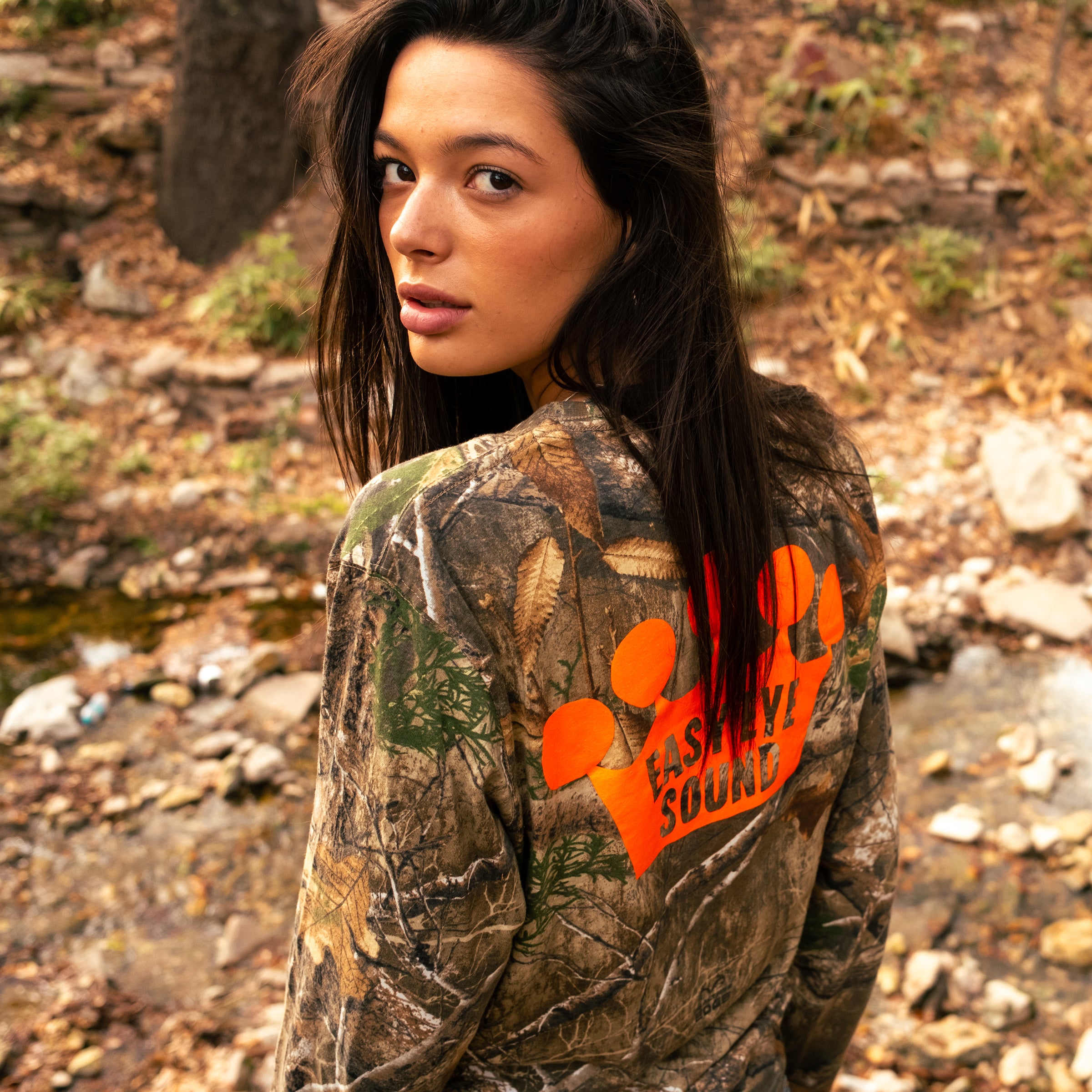 "Woodsman's Special" Bundle - Camo Shirt + Blaze Orange Beanie