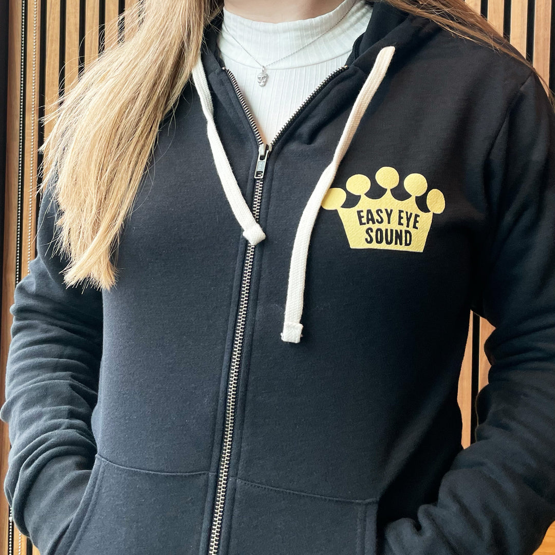 Easy Eye Sound - Black Zip Hoodie